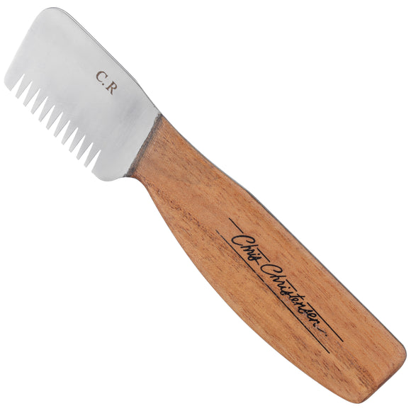 Chris Christensen Stripping Knife – Precision Grooming Tool with Ergonomic Wooden Handle
