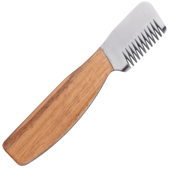 Chris Christensen Stripping Knife – Precision Grooming Tool with Ergonomic Wooden Handle