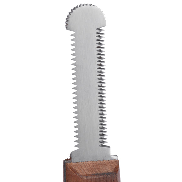 Show Tech Trio-Trim Stripping Knife – 3-in-1 Wooden Handle, Medium to Extra Fine Teeth