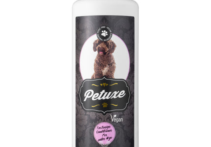 Petuxe Texturizing Conditioner – Vegan Formula, Enhances Curly Coats, 1L Bottle