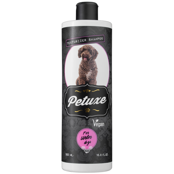 Petuxe Texturizing Shampoo – Vegan Moisturizing Formula for Curly Coats, 1:4 Concentrate, 500ml