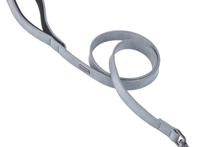 Doogy Classic Eco-Leather Leash Gray M – Durable, Comfortable Classic Design