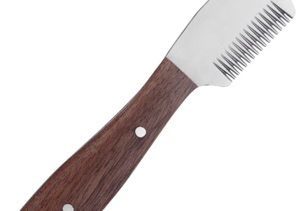 Yento Medium Wooden Trimmer – Ergonomic Grooming Tool with Natural Wood Handle