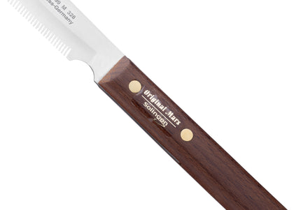 Mars Classic Wooden Grooming Trimmer – Precision Stainless Steel Blade, Ergonomic Handle
