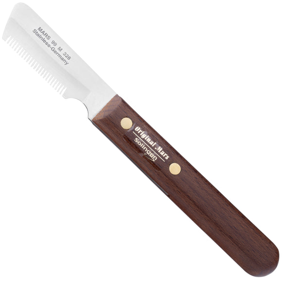 Mars Classic Wooden Grooming Trimmer – Precision Stainless Steel Blade, Ergonomic Handle
