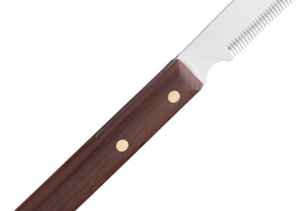 Mars Classic Wooden Grooming Trimmer – Precision Stainless Steel Blade, Ergonomic Handle