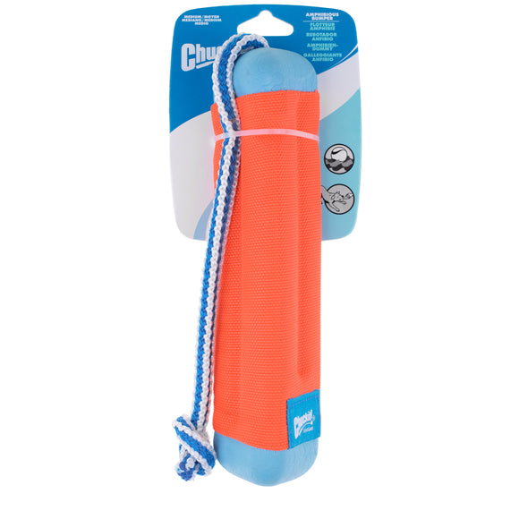 Chuckit! Amphibious Bumper Floating Toy – Durable Water-Resistant Design, Medium, Orange