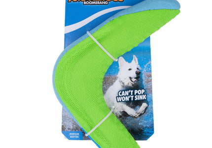 Chuckit! Amphibious Boomerang – Floating Fetch Toy, Durable Water-Resistant Design, Orange