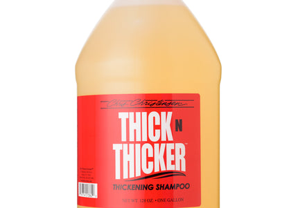 Chris Christensen Thick N Thicker Thickening Shampoo – Volumizing Nourishing Formula, 3.8L