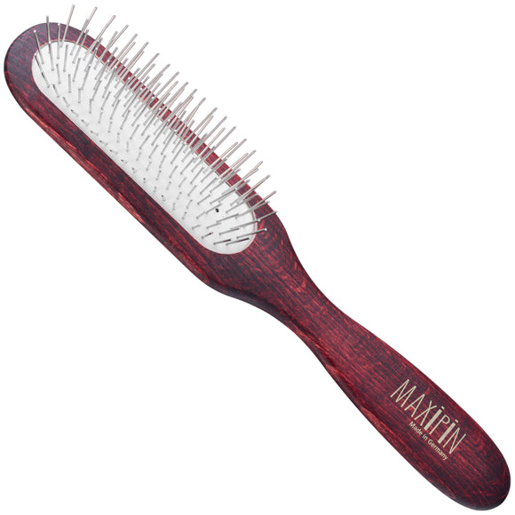 Maxi Pin Narrow Grooming Brush – Elongated Design with 20mm Metal Pins for Long Coats