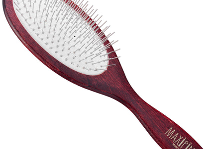 Maxi Pin Large Oval Soft Brush – Short 20mm Pins, Gentle Detangling for Long or Medium Coats