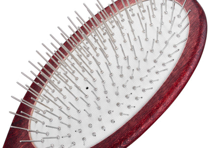 Maxi Pin Large Oval Soft Brush – Short 20mm Pins, Gentle Detangling for Long or Medium Coats