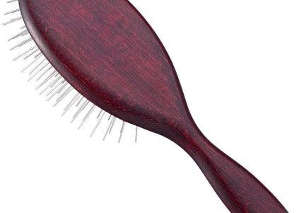 Maxi Pin Large Oval Grooming Brush – 35mm Long Metal Pins, Ideal for Long Coats