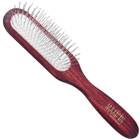 Maxi Pin Narrow Elongated Grooming Brush – 27mm Metal Pins, Ideal for Long Coats