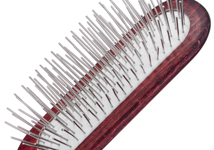 Maxi Pin Narrow Elongated Grooming Brush – 27mm Metal Pins, Ideal for Long Coats