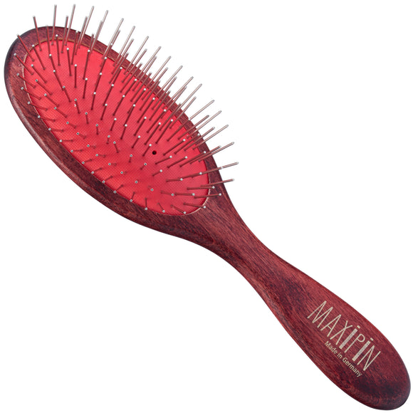 Maxi Pin Small Hard Grooming Brush – Short 20mm Pins, Sturdy Detangling Tool