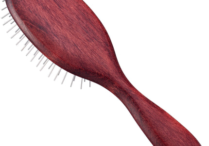 Maxi Pin Small Hard Grooming Brush – Short 20mm Pins, Sturdy Detangling Tool