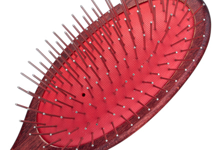 Maxi Pin Small Hard Grooming Brush – Short 20mm Pins, Sturdy Detangling Tool