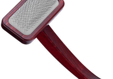 Maxi-Pin Slicker Brush Medium – Solid Beech Wood Body, Comfortable Ergonomic Handle