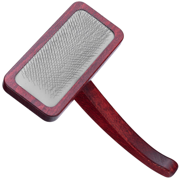 Maxi-Pin Slicker Brush Large – Solid Beech Wood Body with Comfortable Ergonomic Handle
