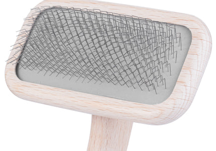 Chris Christensen Mark II Small Slicker Brush – Soft Pins, Gentle Detangling, Red Handle