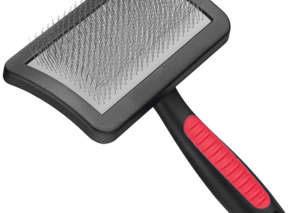 Ideal Dog Poodle Brush – Soft Medium Bristles, Gentle Detangling and Coat Care