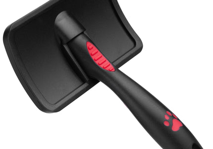 Ideal Dog Poodle Brush – Soft Medium Bristles, Gentle Detangling and Coat Care