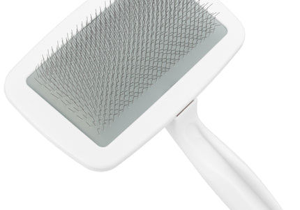 DoggyMan Large Slicker Brush – Wide Head, Gentle Bristles, Tangle-Removing Design
