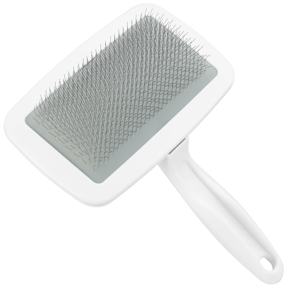 DoggyMan Large Slicker Brush – Wide Head, Gentle Bristles, Tangle-Removing Design