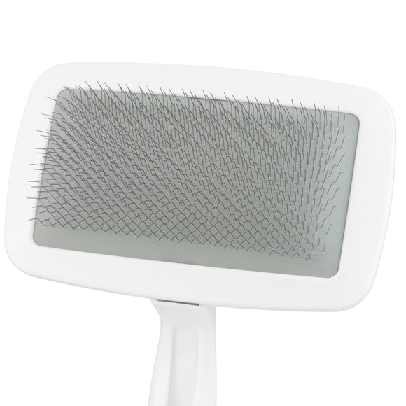 DoggyMan Large Slicker Brush – Wide Head, Gentle Bristles, Tangle-Removing Design