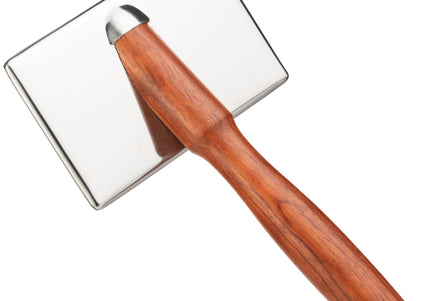 Show Tech Slicker Brush Rosewood L – Large Ergonomic Grooming Brush with Rosewood Handle