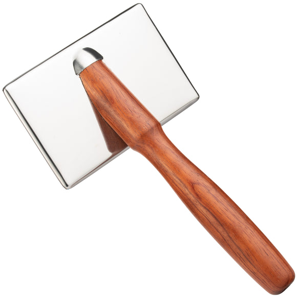 Show Tech Slicker Brush Rosewood L – Large Ergonomic Grooming Brush with Rosewood Handle