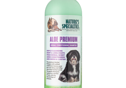 Nature's Specialties Aloe Premium Shampoo – Herbal Aloe Concentrate, 1:16 Dilution, 473ml, Nourishing Formula