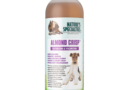 Nature's Specialties Almond Crisp Shampoo – Texturizing Volumizing Formula, 1:32 Concentrate, 473ml