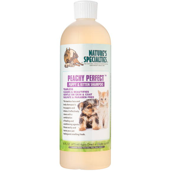 Nature's Specialties Peachy Perfect Shampoo – Gentle Tear-Free Formula, Concentrate 1:6, 473ml