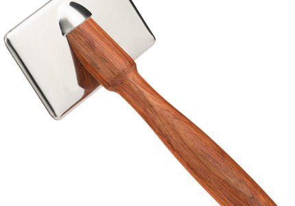 Show Tech Slicker Brush Rosewood XS – Mini Detangling Brush with Gentle Pins and Wooden Handle