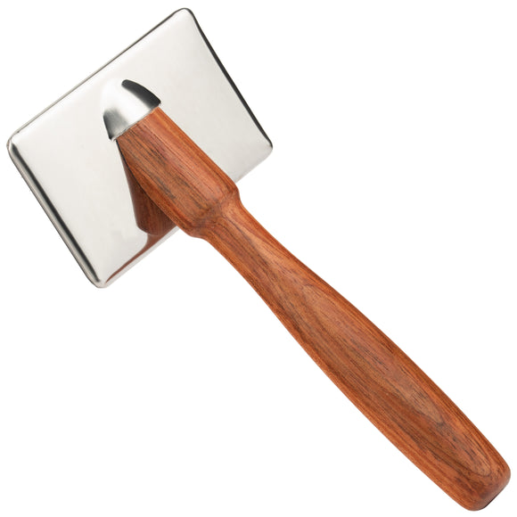 Show Tech Slicker Brush Rosewood XS – Mini Detangling Brush with Gentle Pins and Wooden Handle