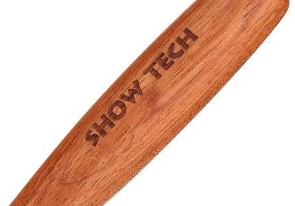 Show Tech Slicker Brush Rosewood XS – Mini Detangling Brush with Gentle Pins and Wooden Handle