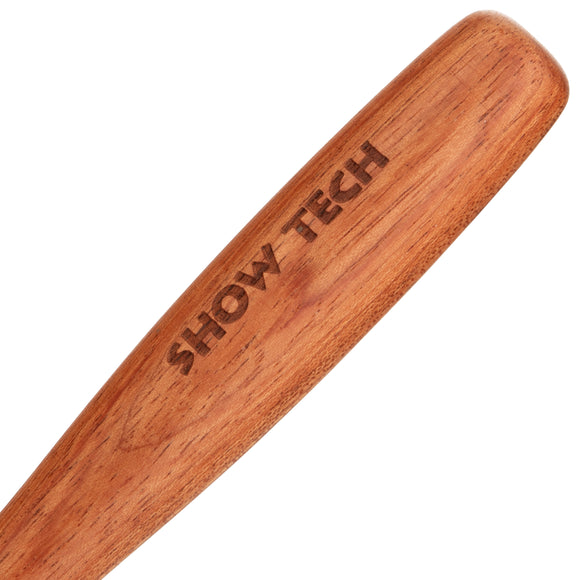 Show Tech Slicker Brush Rosewood XS – Mini Detangling Brush with Gentle Pins and Wooden Handle