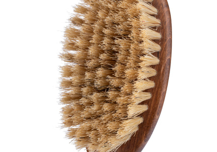Mars Cat Bristle Brush 18.5cm – Wooden Handle, Natural Bristles, Gentle Grooming Tool