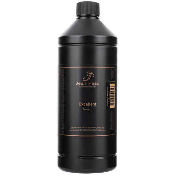 Jean Peau Excellent Shampoo – Concentrated Shine and Volume Formula, 1L Professional Bottle
