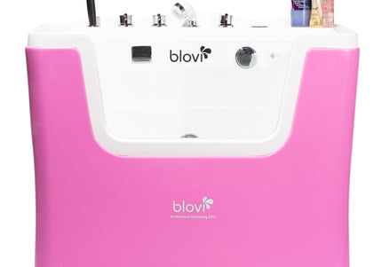 Blovi Professional Grooming SPA Bathtub – Ozone Micro Bubble Hydromassage, 110x68x95cm, White