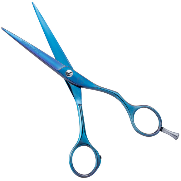 Mars Professional Titanium Scissors 6 Inch – Straight, Durable Titanium-Coated Grooming Shears