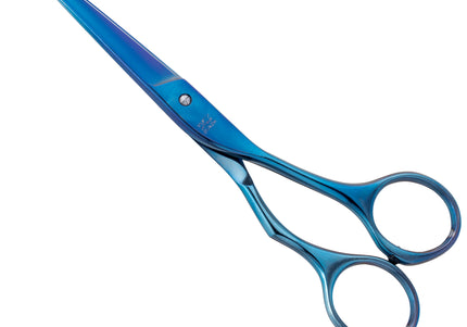 Mars Professional Titanium Scissors 6 Inch – Straight, Durable Titanium-Coated Grooming Shears