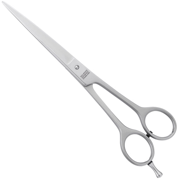 Mars Curved Grooming Scissors 7" – Precision 18cm Stainless Steel, Ergonomic Handle
