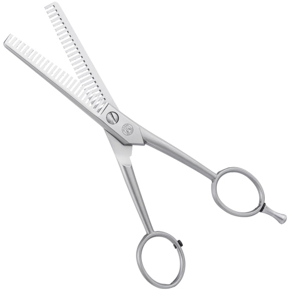Mars Double-Sided Thinning Shears 6.5 Inch – 23 Notches, Precision Stainless Steel Blades