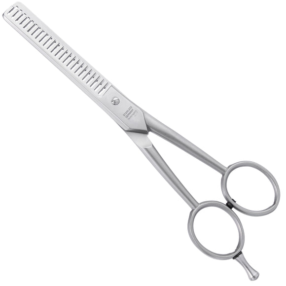 Mars Double-Sided Thinning Shears 6.5 Inch – 23 Notches, Precision Stainless Steel Blades