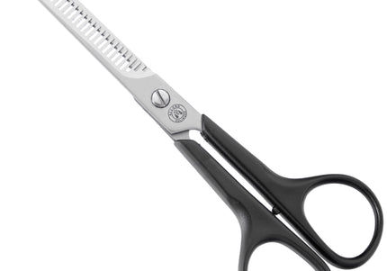 Mars 6-Inch Double-Sided Thinning Scissors – 30 Teeth, Lightweight Plastic Handle, Precise Finish
