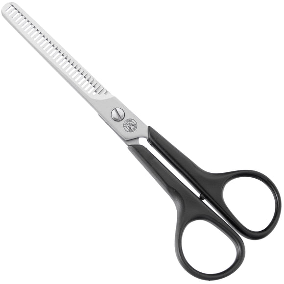 Mars 6-Inch Double-Sided Thinning Scissors – 30 Teeth, Lightweight Plastic Handle, Precise Finish