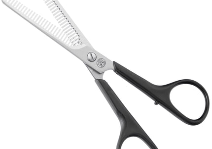Mars 6-Inch Double-Sided Thinning Scissors – 30 Teeth, Lightweight Plastic Handle, Precise Finish